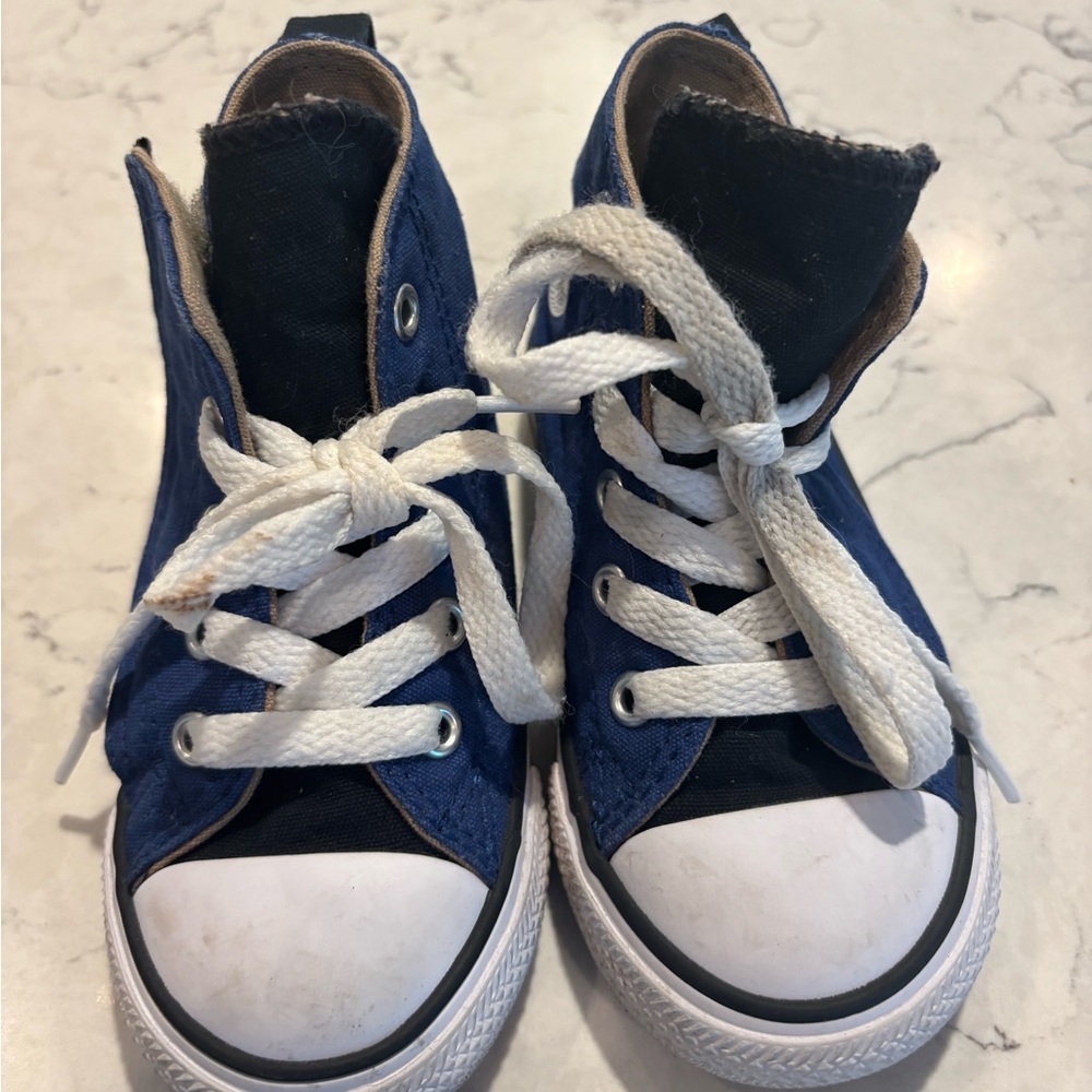 Converse Chuck Taylor All Star High-Top Sneakers - Navy and White